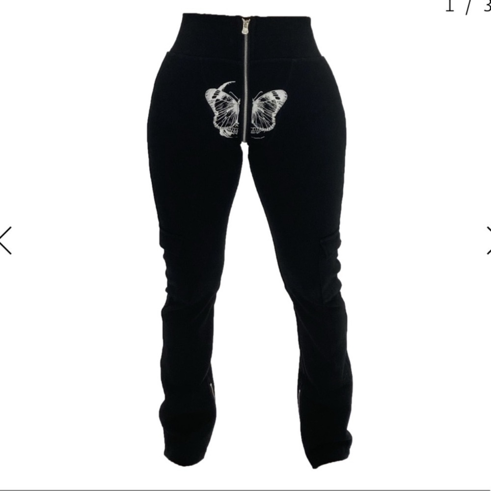Tordrobes UZip butterfly cargo Pant Sz S